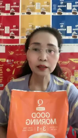 ( Sale ) Combo 3 bịch cà phê sữa trần quang Goodmorning - mỗi bịch có 24 ống nhỏ 20gram