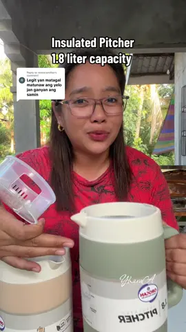 Replying to @rexescamillas ang tagal matunaw ng yelo dito insulated na kasi ito #pitcher #pitsel #insulatedpitcher #kitchenneeds 