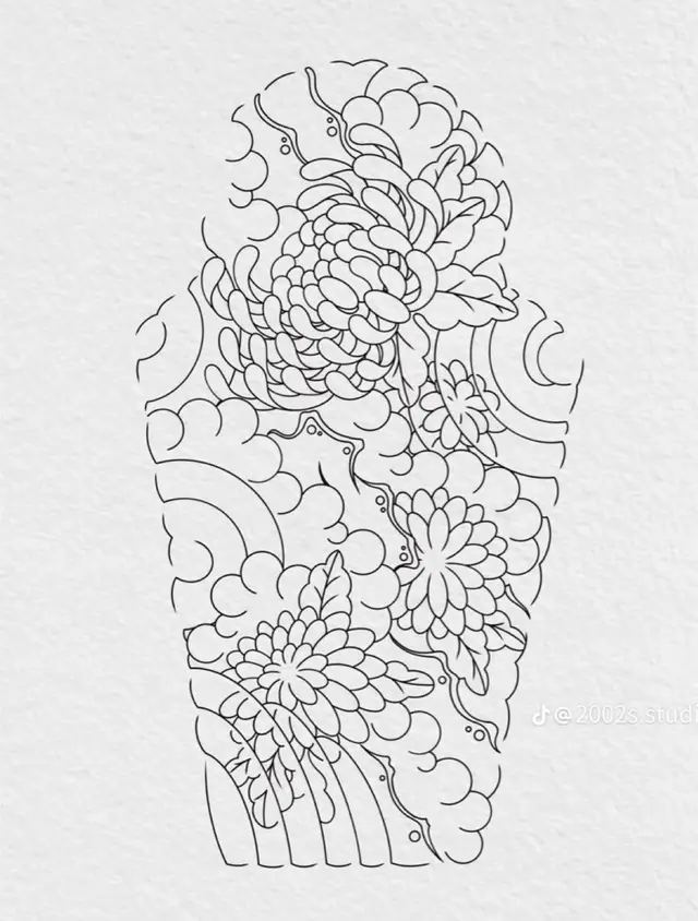 #outlinetattoo #fullhandtattoo #mastattoo79 #fupシ #foryou 