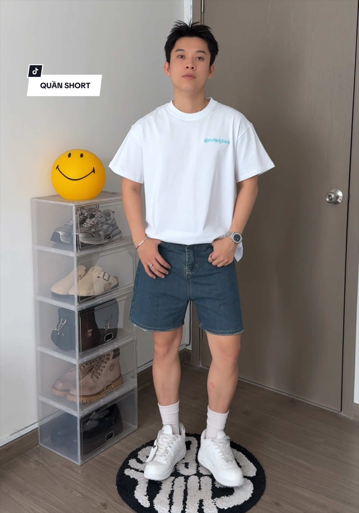 Quần short jean ngắn 👏 #goclamdep #outfit #quanshortjean #quanshortnam #iamloc1108 