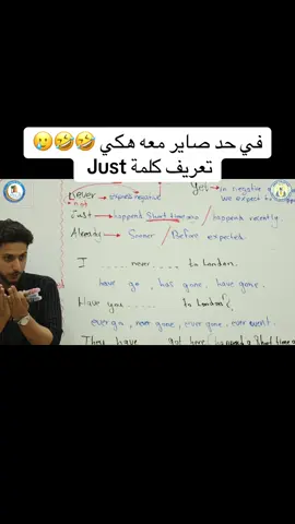 في حد صاير معه هكي 🤣🤣🥲؟  شرح تعريف Just  لطلاب الشهاده الثانويه ♥️ #حبيبي_ايزي_انجليزي 