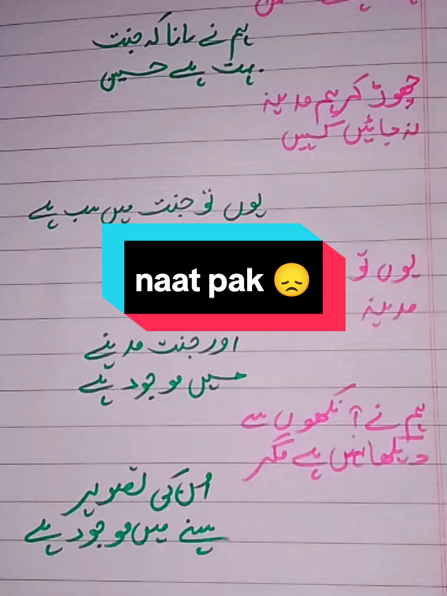 Ham ne Ankhon se dekha nhi he mgr#fyp #foryoupage #naatpak #viralvideos #trending 