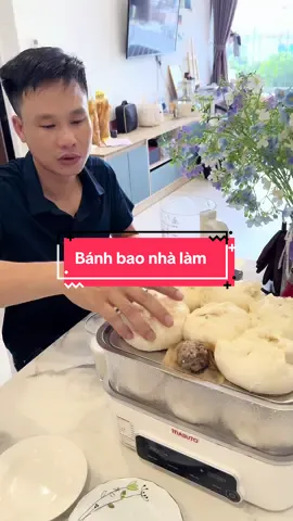 Chồng em bảo nghỉ lễ mua bột về cả nhà làm bánh bao đi #cuocsongxaque 