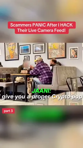 Scammers PANIC After I HACK Their Live Camera Feed! #exposed #scammer #fyp 