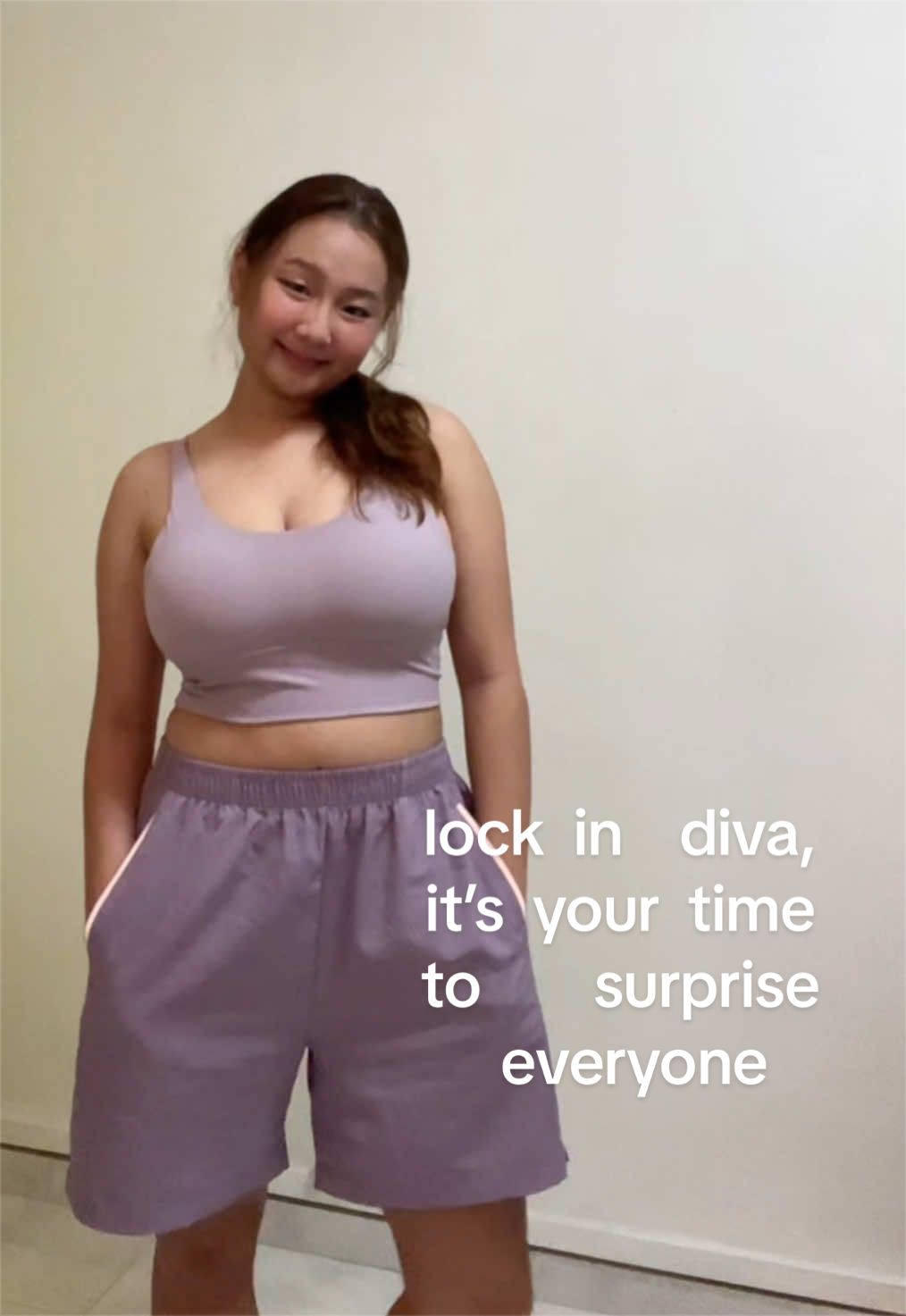 my recent tops rotation to get bck on track ( ◡̀_◡́)ᕤ! green/peach top: BPA-DVD-QPM black/purple top: BRF-EMS-KMZ @Shopee Singapore #ShopeeHaul #ShopeeAffiliateSG #Fitness #athleisure #gymwear  