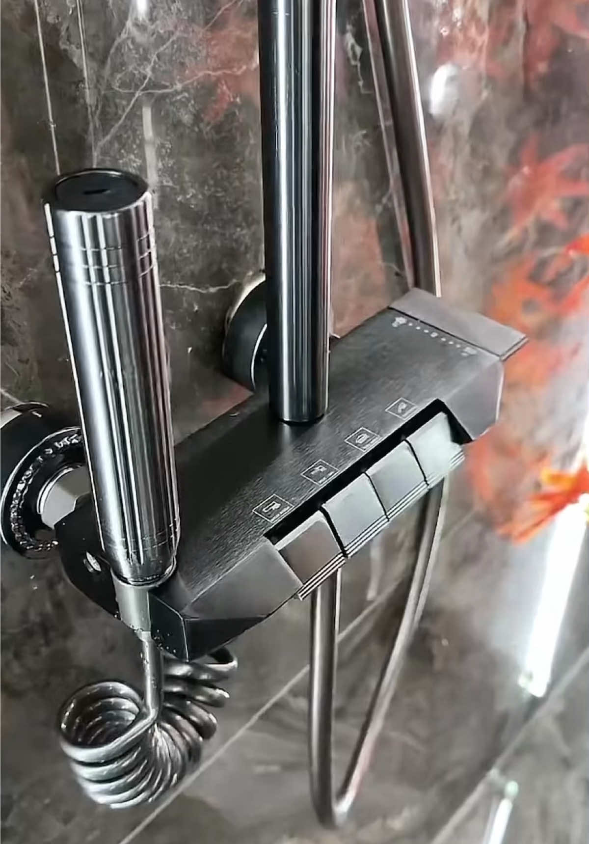 Bộ Sen Cây Tắm Đứng Nóng Lạnh Củ Nhôm Mạ Titan 4 Phím Đàn ,Thân Inox 1,3m ,Bát Sen Nhựa ABS Đa Chức Năng Tắm Gội Kèm Đầy Đủ Phụ Kiện#dogiadungtienich #lenxuhuong #xuhuong #thinhhanh #thinhhanhtiktok 