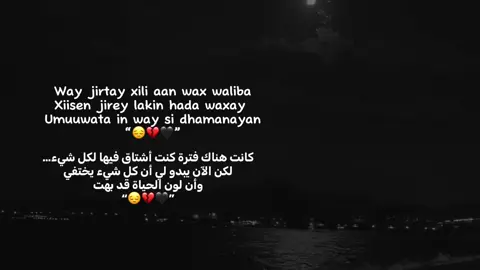 #foryoupage #foryou #viewsproblem #fyp #feelings كانت هناك فترة كنت أشتاق فيها لكل شيء… لكن الآن يبدو لي أن كل شيء يختفي وأن لون الحياة قد بهت “😔💔🖤