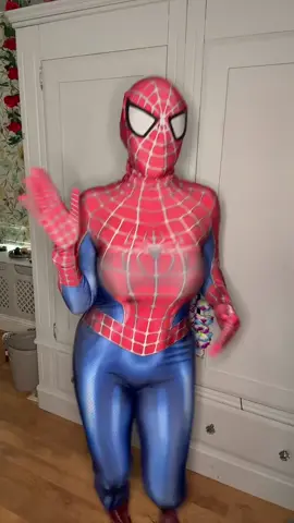 It’s nice to meet you. #morphsuit #spiderman #over50style 