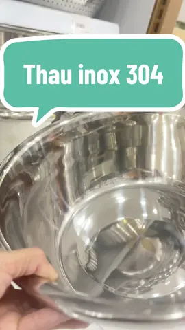 Thay inox 304 dùng bền, đẹp, dễ lau chùi#thauinox #thauinox304 #giadungnhabep #shopdanang208 #xuhuong 