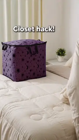Sun & Moon & Star Pattern Quilt Storage Bag, Cute Practical Quilt Organizer, Durable with Handle, Ideal for Home Dormitory Office #storagebed #customblanket #bedwithstorage #diywearableblanket #duvetcoversets #goatpillowcover #seveninonestoragebag #collapsiblestoragebins #dormroommusthave #quiltsetbedding