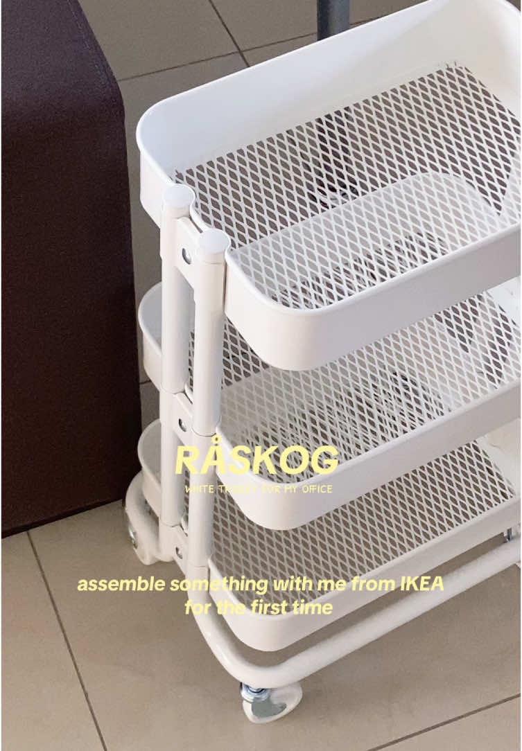 The perfect little troller for all my makeup and other things so my desk isn’t all cluttered !! 🤍 #ikea #ikeafinds #trolley #storage #aesthetic #decor #interiordesign #nz #DIY #Love 