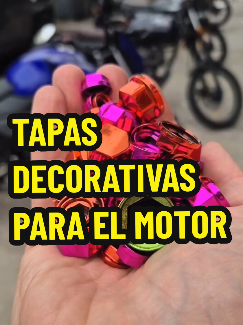 tapas decorativas plasticas para adaptar en el motor de tu auto o tu moto. disponibles en 8 colores vienen en 5 tamaños y 30 unidades por pack.  producto exclusivo Franko warnes 820  #motos #motovlog 