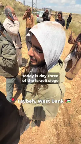 ALL EYES ON TAYBEH Today is Day 3 of the Israeli siege of the Palestinian compound at Taybeh Junction. The situation is getting worse and worse, and we need urgent international support. If you want to join us on the ground, join @herd_of_justice (link in their bio)