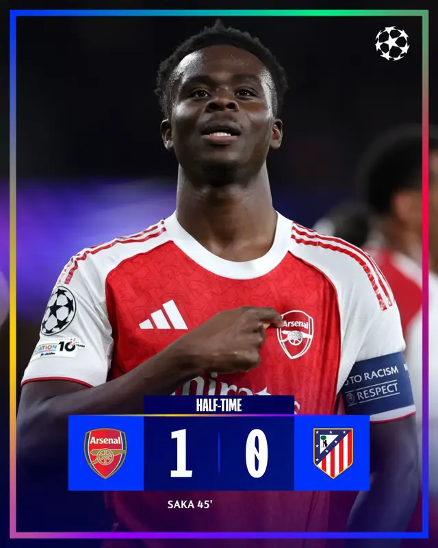 (Aggregate 2-1) #UCL #ArsenalvsAtleti 