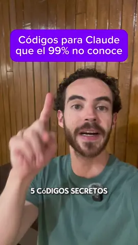 💥Aquí te van estos 5 códigos secretos para Claude que le sacan su mayor potencial 🤖 #claude #chatgpt #ia