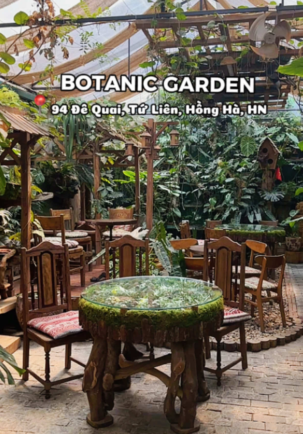 Nơi dành cho những người yêu màu xanh đây rồi #botanicgarden #minhlacinnha #cafesanvuon #cafehanoi #didaucaphe 