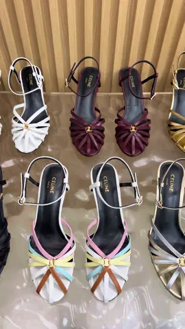 Celine Triomphe Sandals #CelineShoes #CelineSandals #LuxuryShoes #CelineTriompheSandals