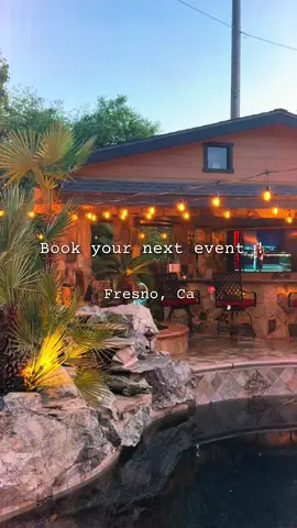 A little sneak peek 👀 One section of our renovated wall is done—more videos of the upgrades coming soon! 🔥 The perfect backdrop for your next local private getaway  ☀️  Freshly renovated & summer ready ! ☀️ 📅 lock in your date before it’s gone! •Message me for the link with all the details on pricing , available dates , etc  Spacious swimming area | 2 bars with sinks | private restrooms | patio and lounge area | night lights |  Perfect for a local getaway 🔥🍻  #fresno #swimmingpool #swimming #privateevents #fresno559 