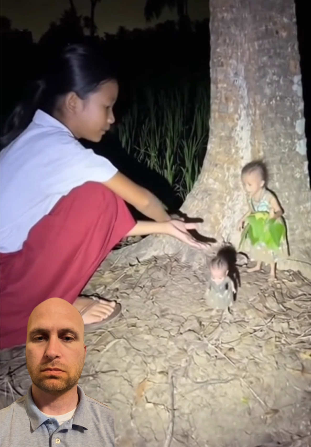 This Indonesian girl discovered two Tuyul at the base of a large tree while returning home from her grandmother’s house one evening. Tuyul are small humanoid spirit entities documented across Indonesia. They are rarely encountered in the wild. They are traditionally kept as servants and are known to steal on behalf of their owners. These two appear to have no keeper. I don’t speak the Indonesian language, but tone carries most of the meaning and I was able to understand about 90% of what was said. I will now summarise the interaction. The Tuyul acknowledged the tree as their home. When asked if they feared the dark, one responded: not when we are together. The girl requested permission to touch one of them and the Tuyul allowed it. The locals tried to find the Tuyul after the girl’s interaction, but the Tuyul have not been seen again. #tuyul #folklore #cryptid #paranormal #indonesia 