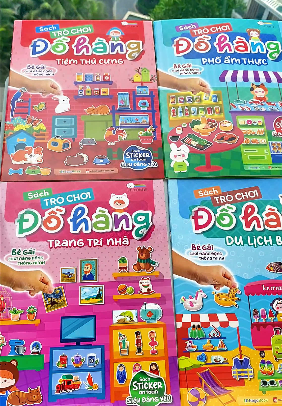Đồ chơi sách bóc dán trò chơi đồ hàng #dochoitritue #xuhuong #dochoithongminh #fpy 