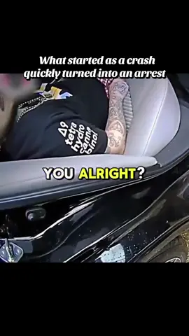Disturbing Bodycam Footage V6 — Driver Laughs After Crashing Into Pole Police bodycam footage captures the aftermath of a serious crash after a driver allegedly wrapped his car around a pole before treating the investigation like a joke. Officers attempted to question him at the scene, but the situation quickly escalated once handcuffs came out. Follow and like for more!! #truecrime #bodycam #crime #cops #dumb 