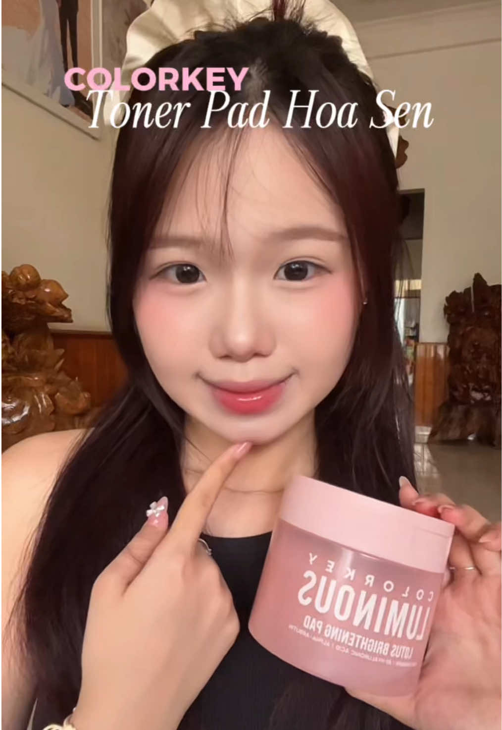 Tips để có lớp nền đẹp -> đắp toner pad nhà Colorkey✨  #middleday #tonerpad #skincare #xuhuong #COLORKEYLuminousTonerPad 
