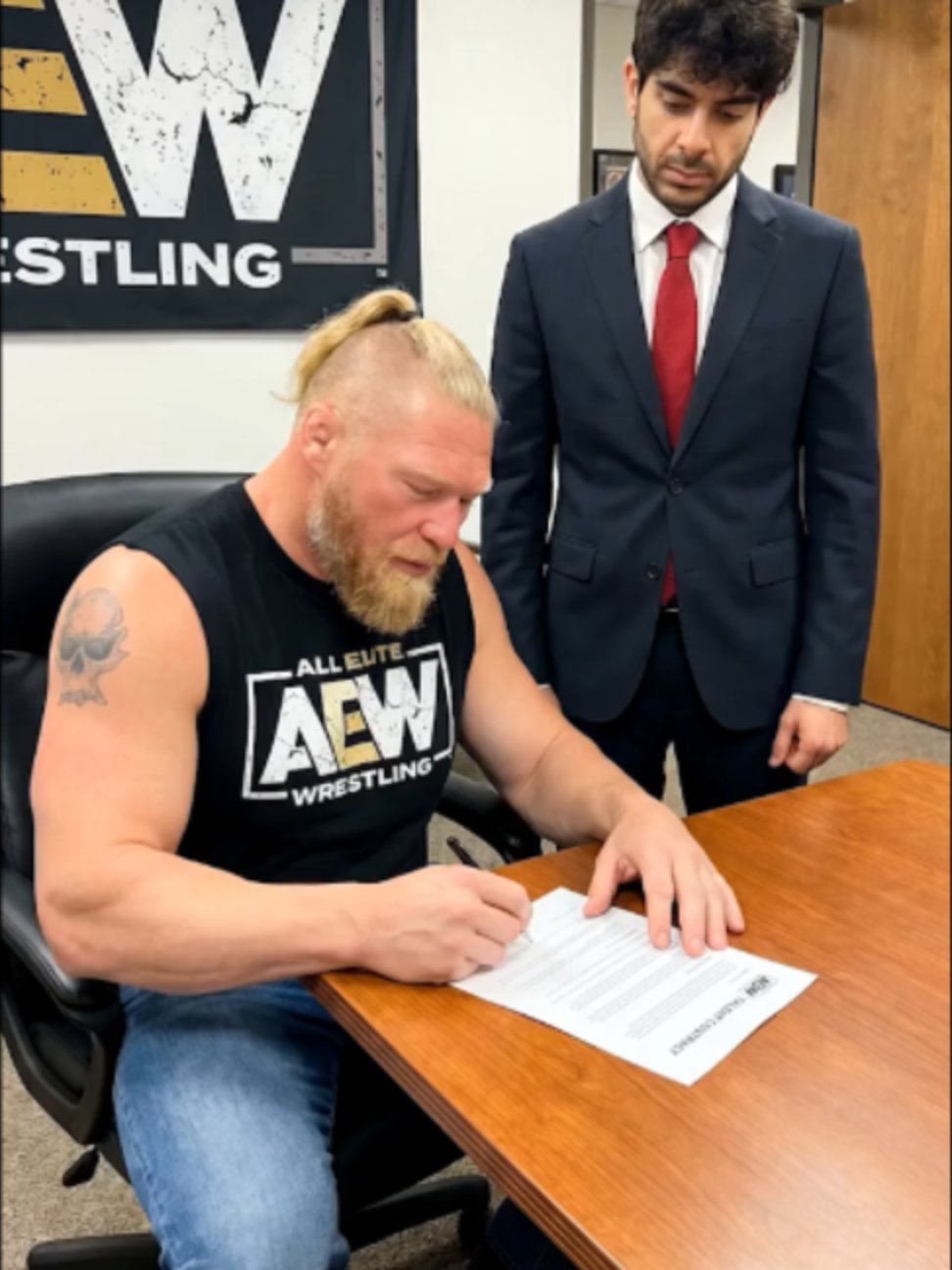 AEW Signs Brock Lesnar, New Day Kofi Kingston & Xavier Woods, Bloodline Members Tonga Loa & JC Mateo Plus Kairi Sane Signs With TNA Wrestling After Released by WWE as Triple H & Roman Reigns Are Surprised #WWE #brocklesnar #aew #tonykhan #tripleh #wwenews #kofikingston #xavierwoods #newday #wwebacklash