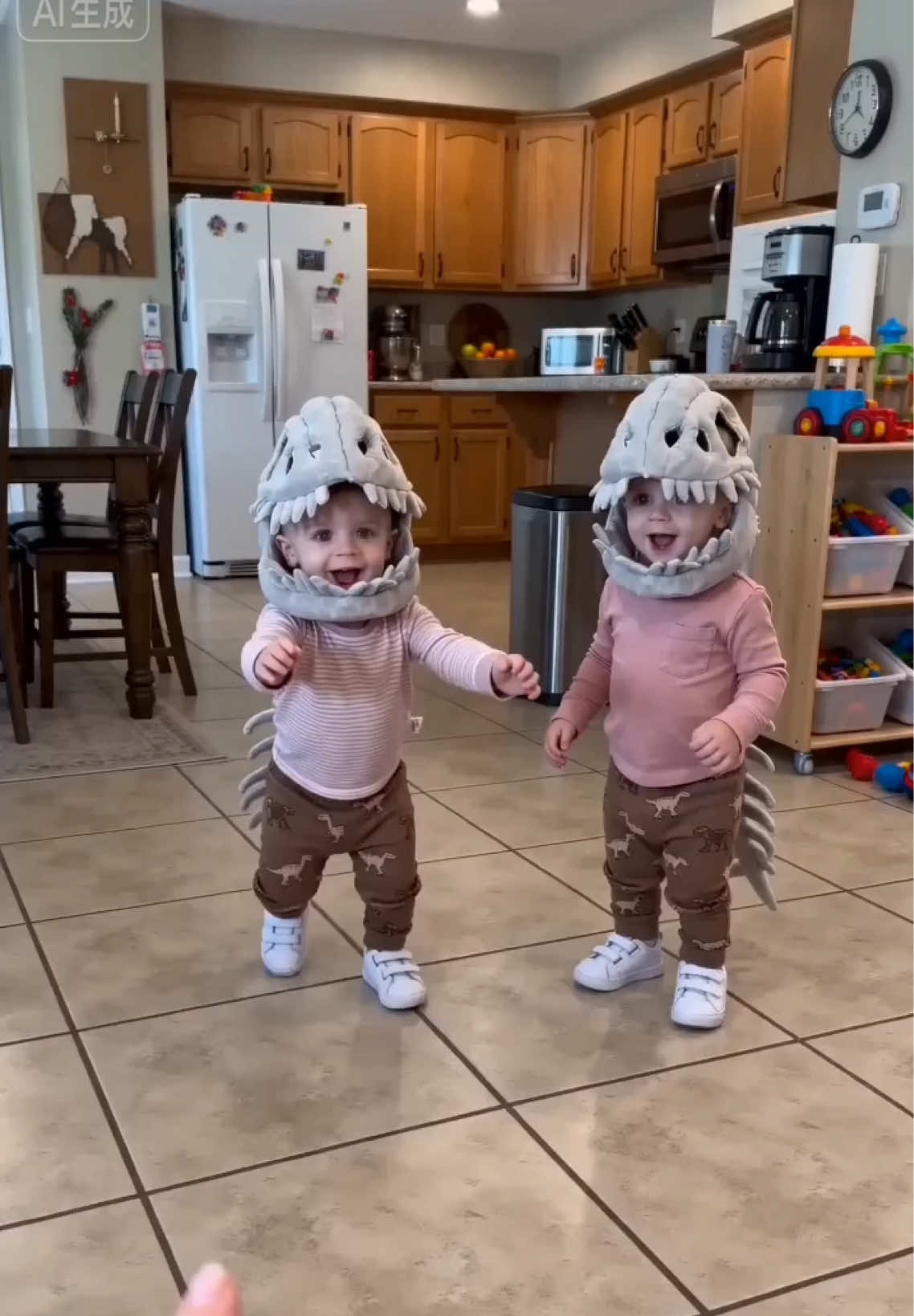 The dinosaur head mask all kids go crazy for 🦖🥳#dinosaur #fyp #tiktokshop #doll #kids 