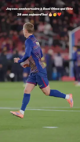 Joyeux anniversaire à Dani Olmo qui fête 28 ans aujourd'hui 🎂🥳🥰❤️ #barca #barcelone #fcbarcelona #foryou #daniolmo 