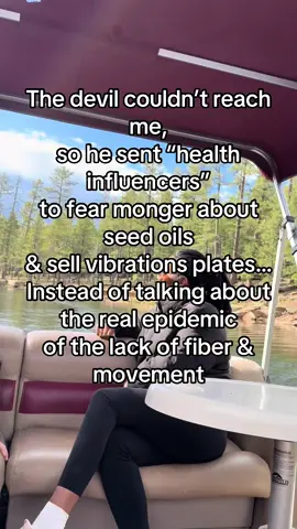 Not saying seed oils are good for you. But hyperfocusing on one small thing while ignoring the bigger levers is like stepping over quarters to pick up pennies. Eat as much fiber as you possibly can. Move your body as much as you can. And guess what? The seed oils stop mattering as much because: 	1. You'll actually be full from the fiber 	2. Your blood sugar will be more stable from movement, so you won't be craving the seed oil foods anyway And instead of obsessing over what you can't have… you're focused on what you can do. Better mindset. Better results. Because if you tell me I can't eat chips, I'm thinking about chips all f*cking day. So if you want to cut seed oils, go for it. I'll be over here thinking about my fiber and my steps. #seedoil #nutritiontips #womensnutrition #womenshealth 