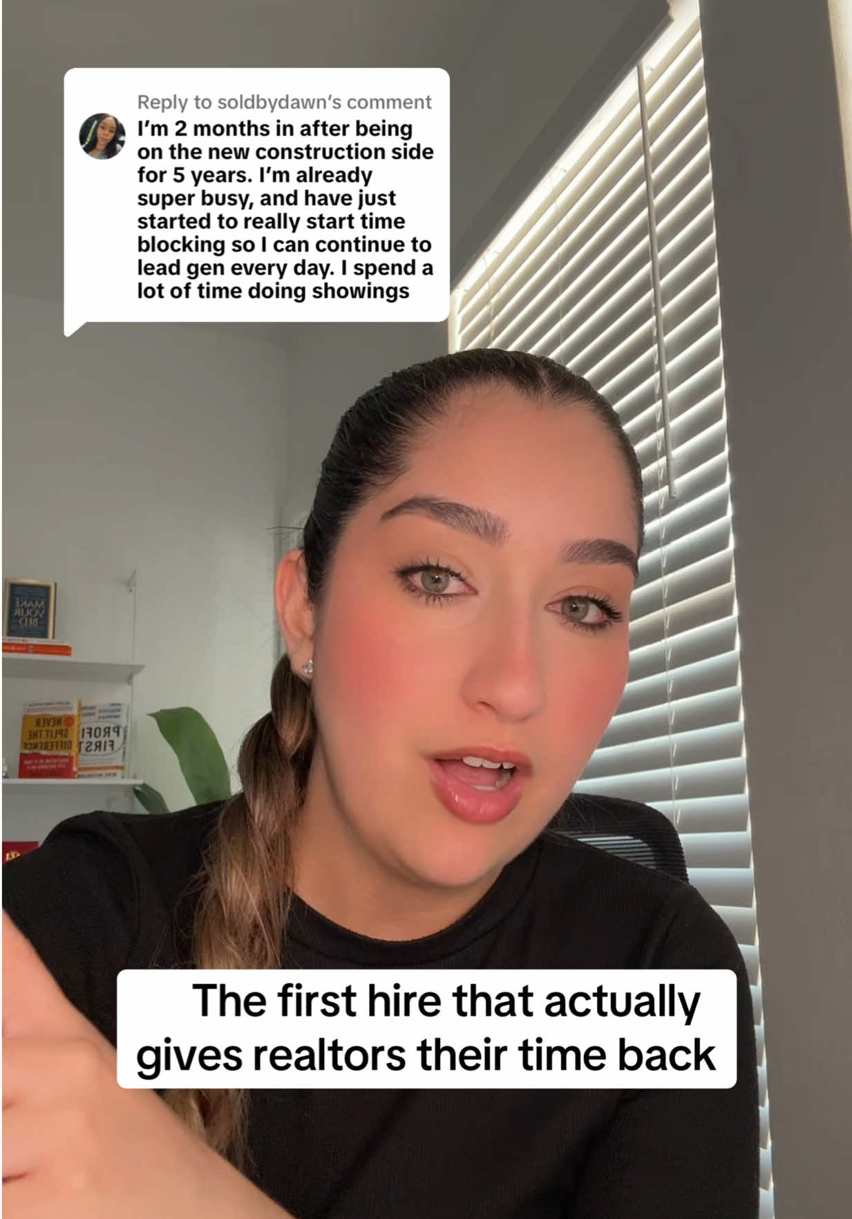 Replying to @soldbydawn Thank you for commenting! I’m curious, do you currently have a TC helping you with your deals that are under contract? 😊 #realestate #realestatetips #realtortok #realestatecoach #realestatesystems 