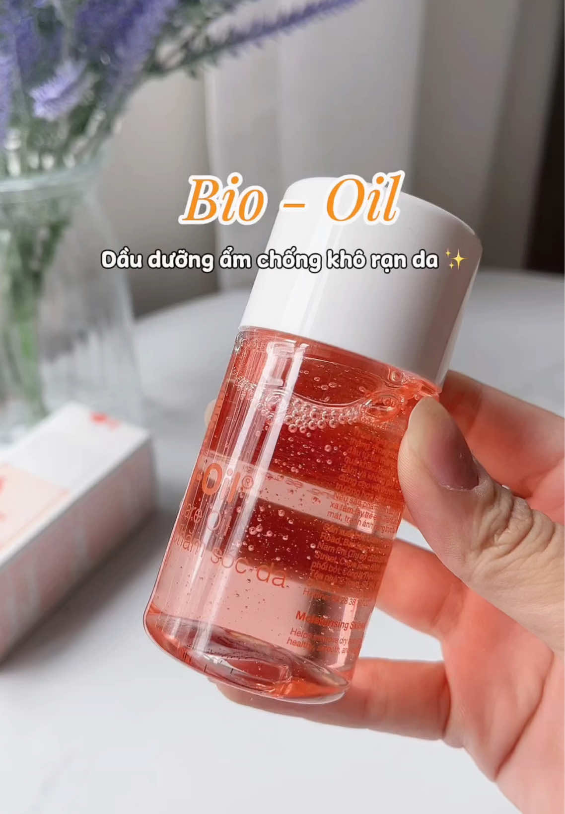 Cải thiện da khô sạm và giúp đều màu da, có độ căng bóng ✨ hỗ trợ cải thiện vết rạn da cho mấy mom đang mang luôn nha. Dầu dưỡng da Bio-Oil Skincare Oil. Dầu dưỡng rạn da. #biooil #skincareoil #dauduongdabodyoil #dauduongda #dauduongdabody 