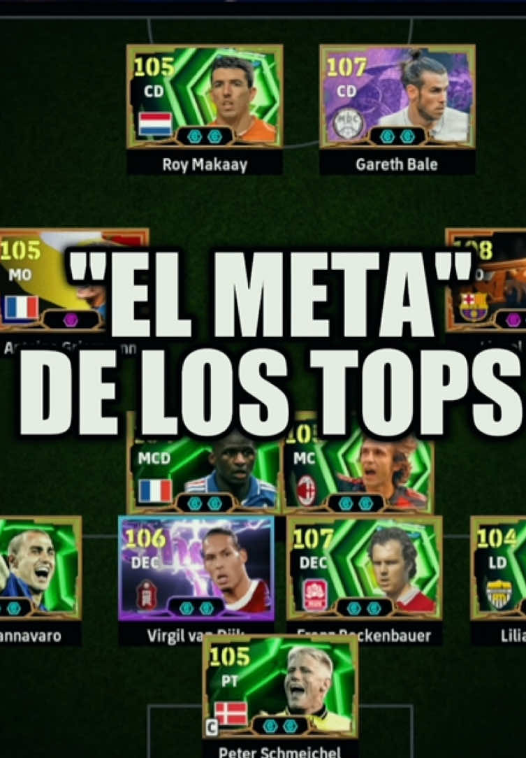 El meta de los TOPS #efootball 