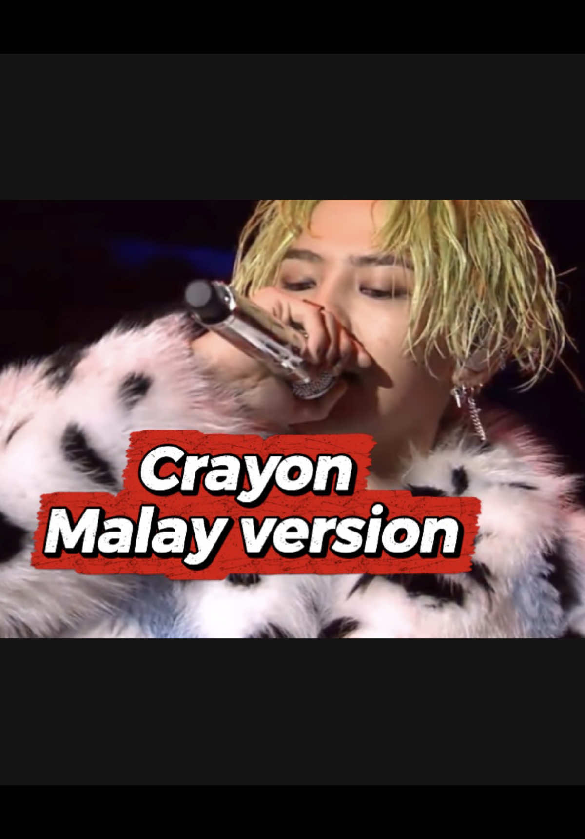 Gdragon - Crayon #malayversionfyppp🕺🕺🕺 #sunoai 