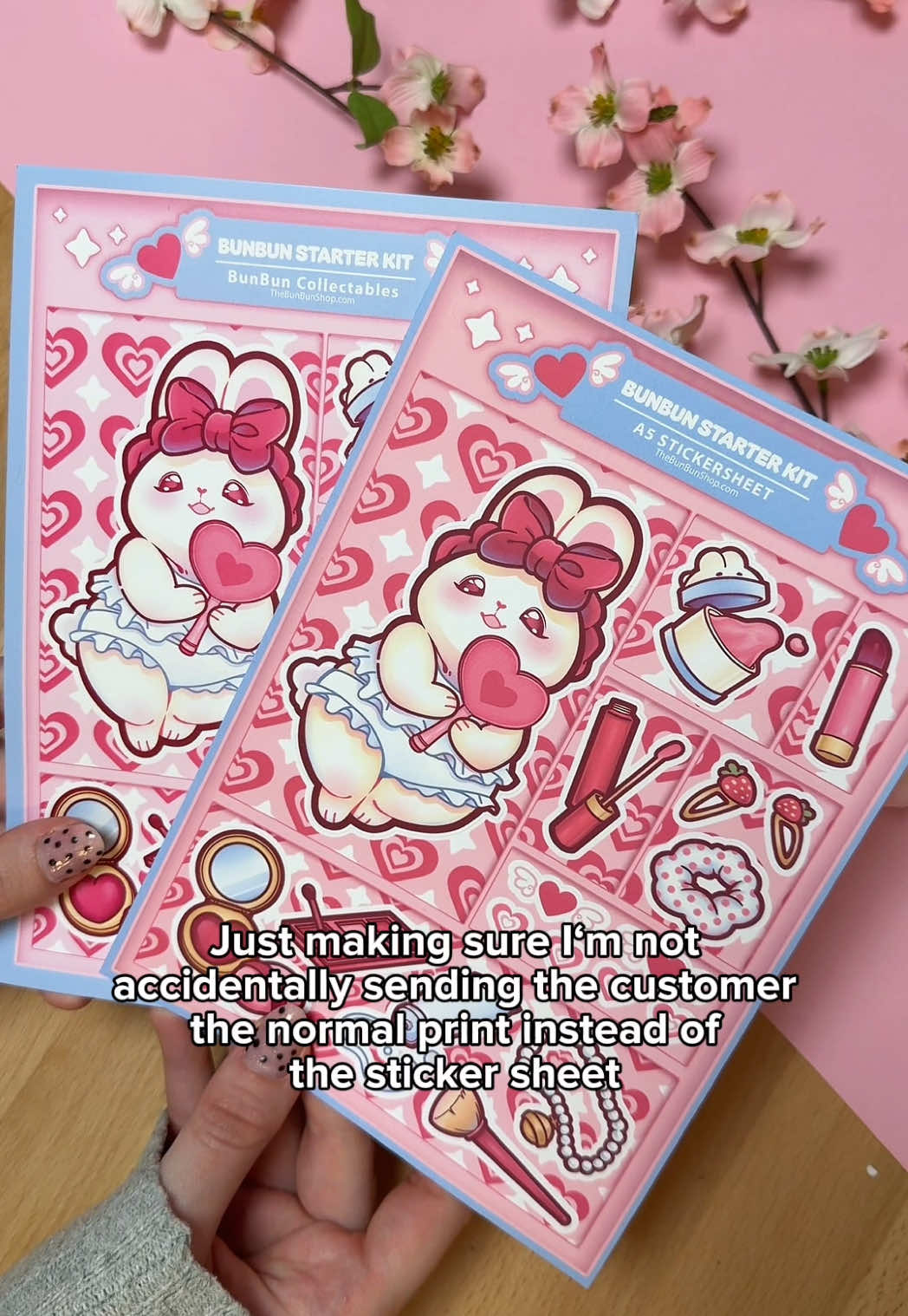 Some new things were added to the shop 👀💕 #relatable #SmallBusiness #orderpacking #artistatwork #cutemerch 