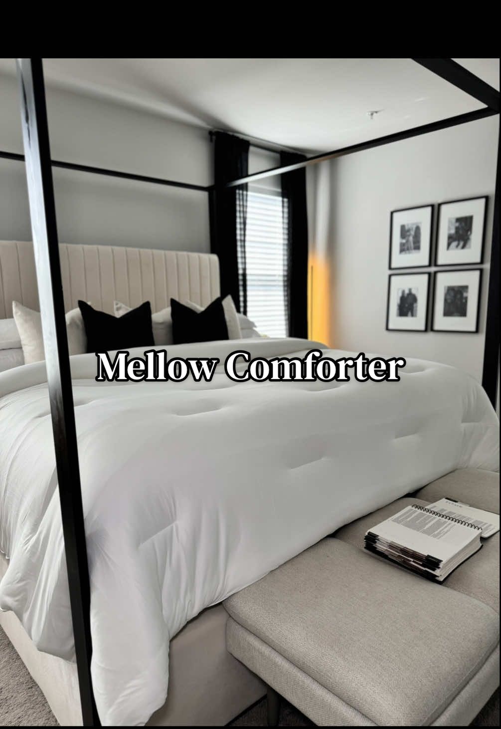 Replying to @daquoiyaharrington #fyp #mellowsleep #sleeptok #bedding #marshmellowcomforter 