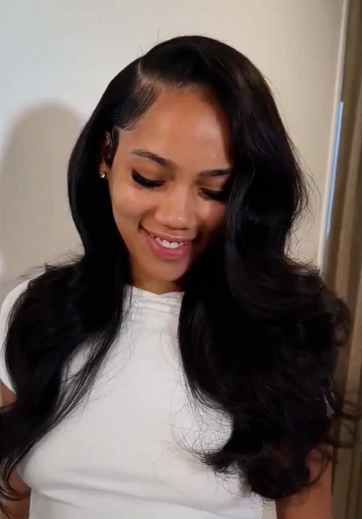 Top grade body wave bundles with 100% real human hair. Thick full volume, not easy shedding, can be dyed and restyled any way you like..#humanhair#bodywave#SummerVibes#fulllace#fyp