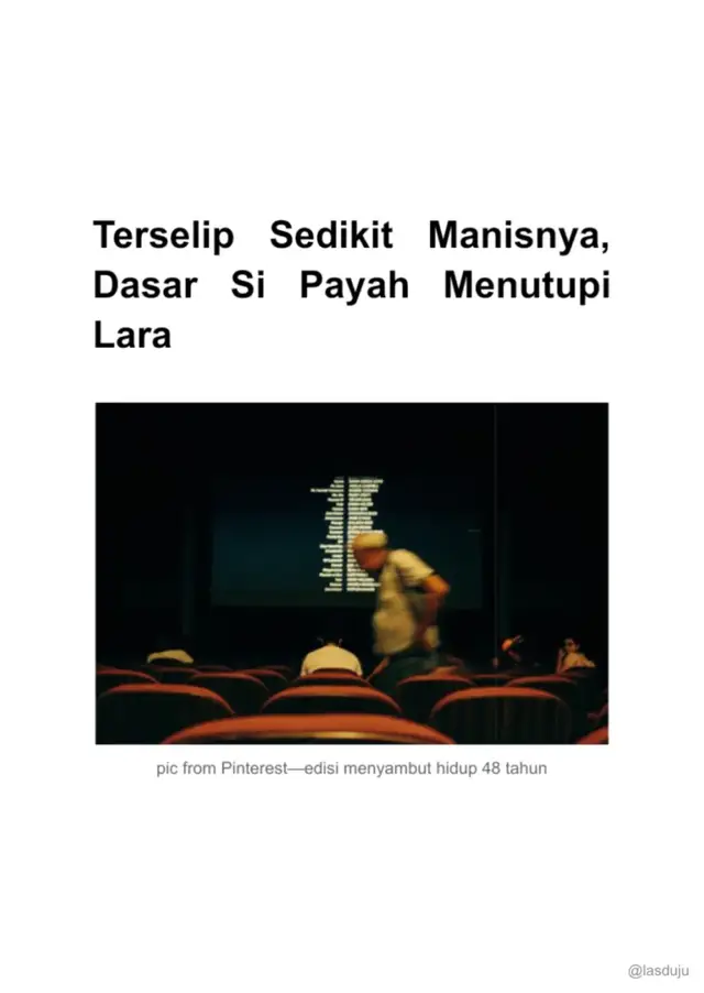 a late birthday gift <3 harusnya aku tulis dan posting tepat waktu di tanggal empat... 🫠 penuh effort untuk nulis ini karena geeenggsiii mentokk (hehe) #tulisanmara #words #birthday #dad #write 