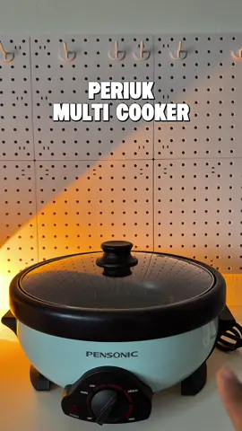 Periuk multi cooker dari pensonic, 5L mmg sesuai untuk korang yang duduk bilik sewa xde dapur, ataupun untuk guna time xde gas #multicooker #periukmultifunction #periukelectric #dapurelektrik #pensonic 