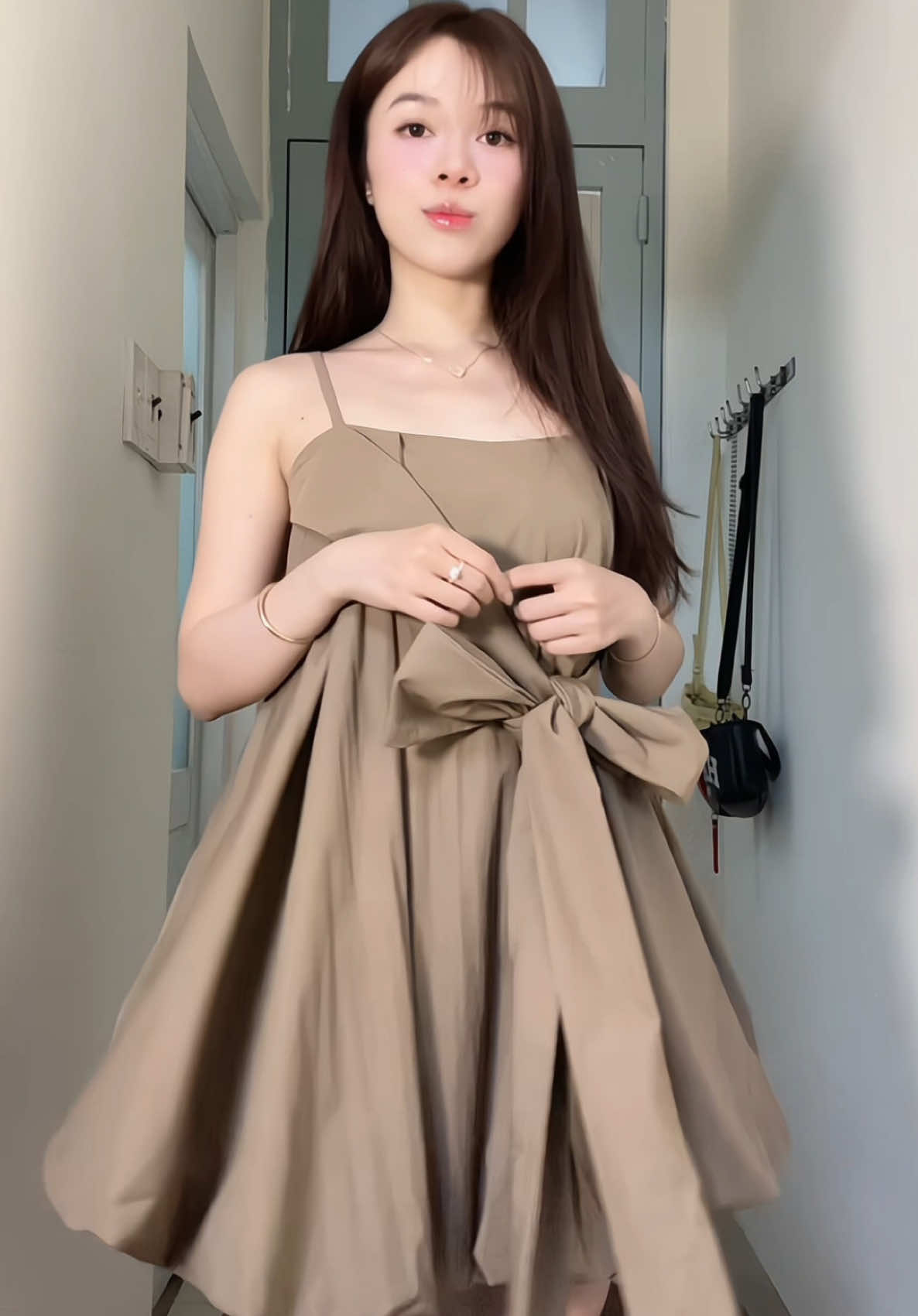 váy 2 dây dáng babydoll