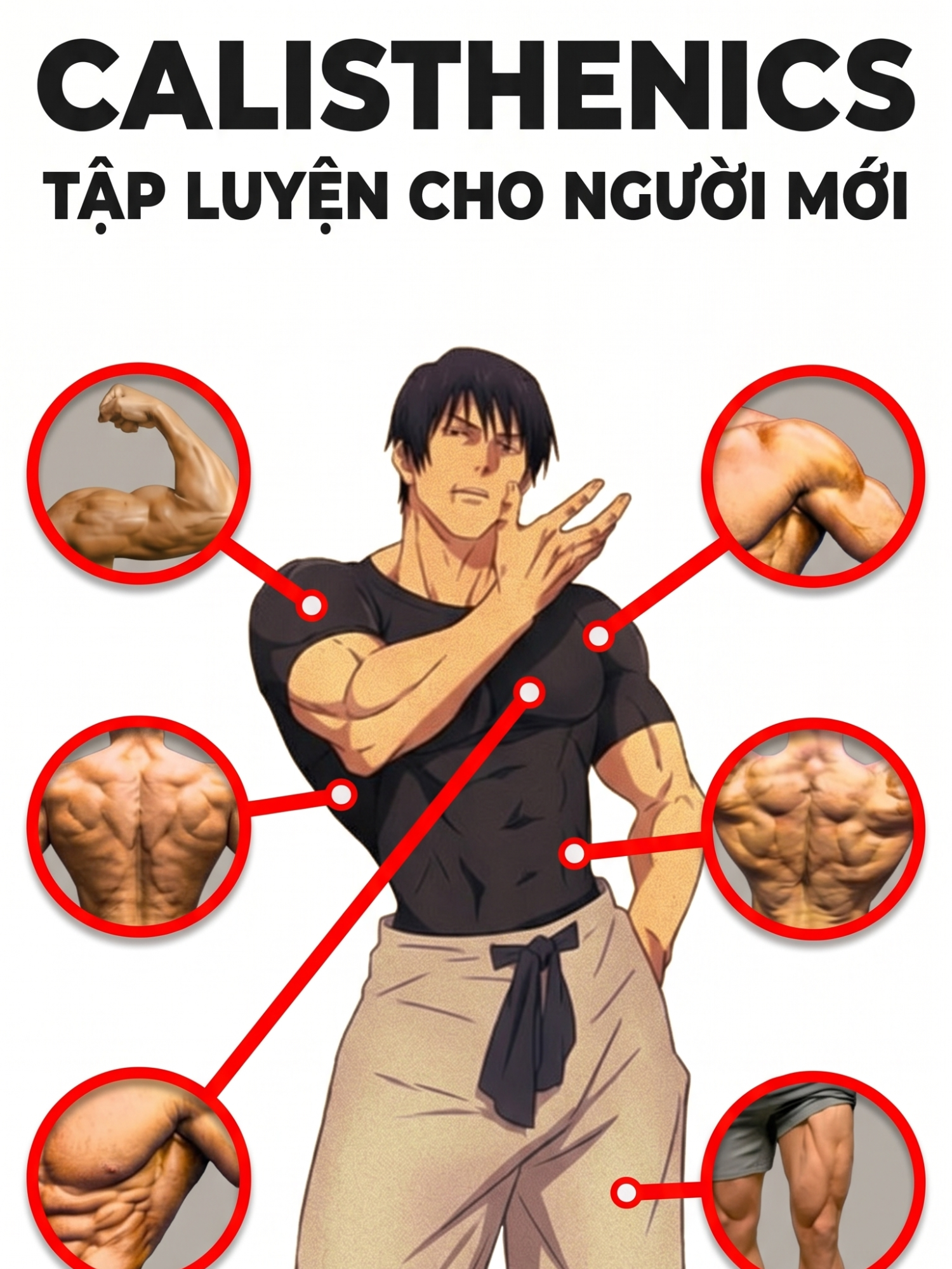 Xây dựng boby như ANIME bằng Calisthenics #tậpluyện #calisthenics #fyp