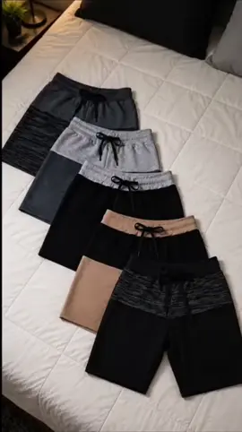 kit com 5 bermudas bicolor de moletom infantil #bermudamasculina #bermudainfantil #bermudamoletom #shortinfantil #bicolor 