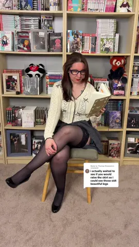 Replying to @Thomas Simmons if you wait long enough I do more than raise the skirt Full readings from The Hound of the Baskervilles are posted elsewhere  #readingissexy #burlesquereading #literatureandlingerie #coquettepanda 