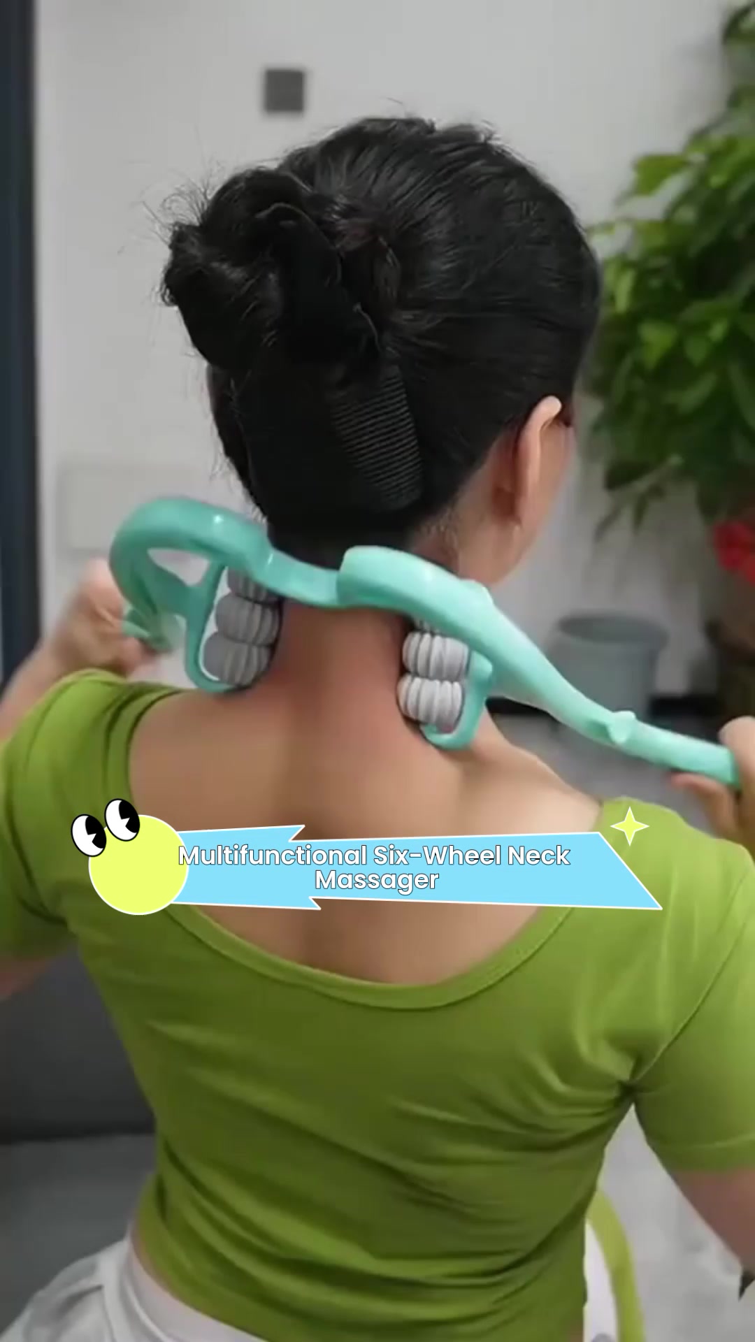 Multifunctional Manual Six-wheel Neck Massager Massage Relieve Roller Massage Tool #handmassager #backmassager #bodymassager #massagegunbenefits #automatichaircurler #handmassagerwithheat #electrictools #emsneckmassager #necksupportpillow #fyp
