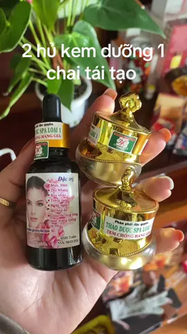 2 hủ kem dưỡng 1 chai tái tạo #kemtaitaospa #kemtaitao 