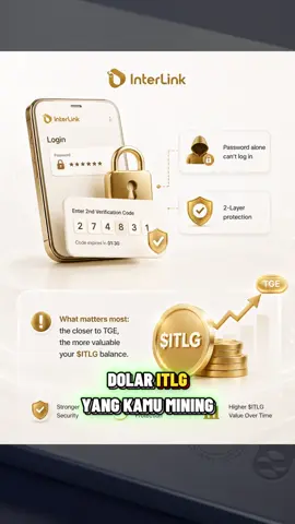 Berita panas buat para miner InterLink. Mulai minggu depan, akun kamu akan punya lapisan keamanan baru untuk melindungi $ITLG. #fyp #tiktok #foryou #ITLG #interlink