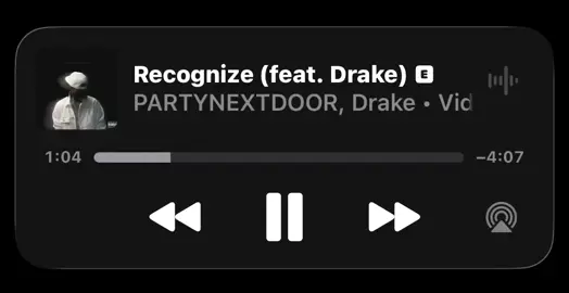Recognize #partynextdoor #drake #iceman #audioplaylist1  
