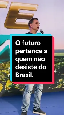 Flávio Bolsonaro representa milhões de brasileiros que defendem liberdade, justiça e valores conservadores.