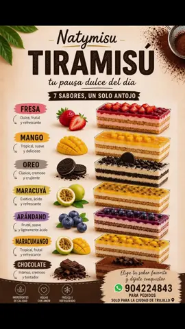 😂 CÓMETELO!!! #TIRAMISU                                  PEDIDOS AL 📲 904224843 #trujilloperu🇵🇪 