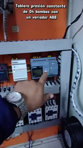 Explicando el tablero presión constante #PLC  #variadores de frecuencia #BOMBAS de agua #tableristas  #presionconstante 